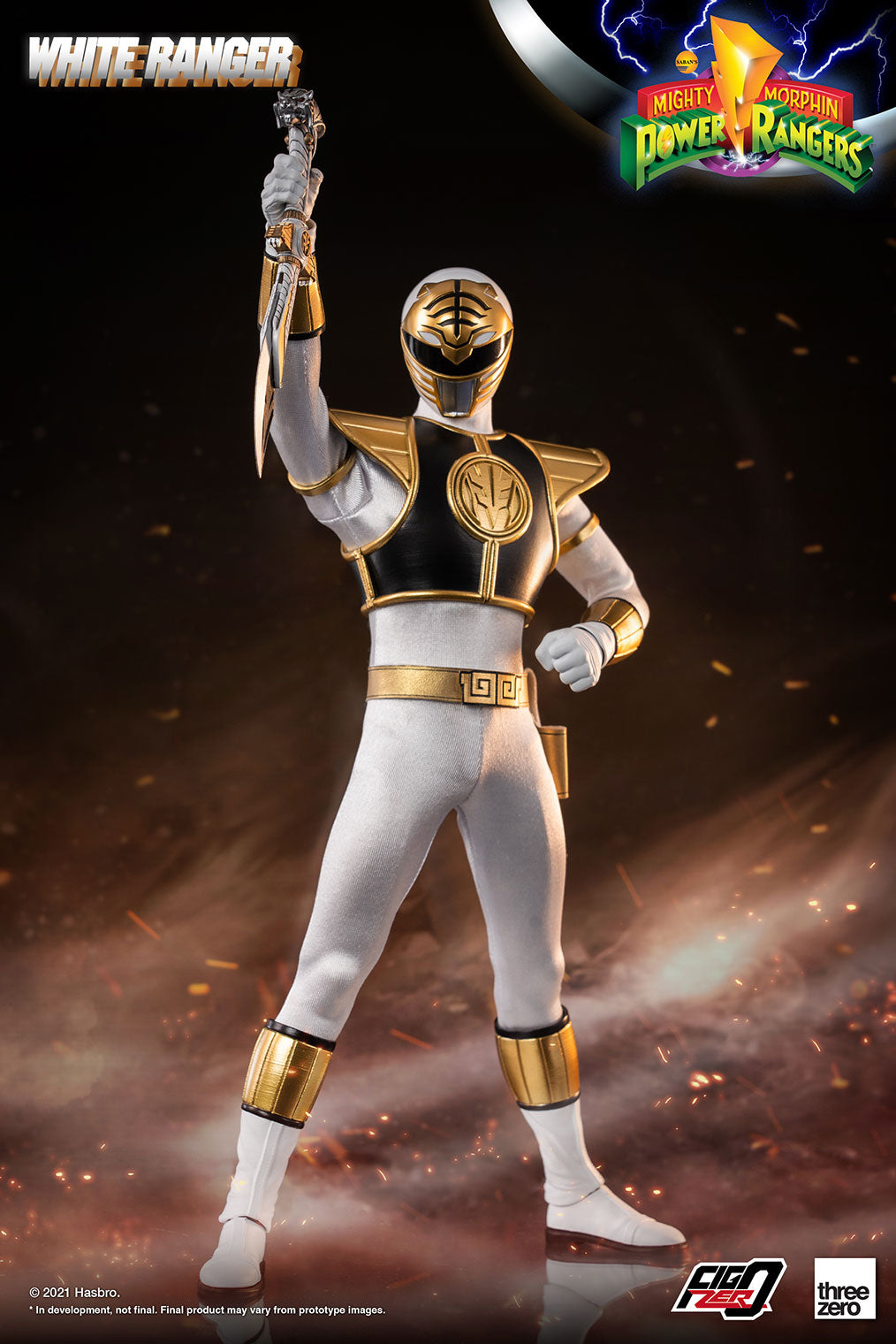 Mighty Morphin Power Rangers – White Ranger 1/6 Scale - Anime Kyarakutā | Premium Toy and Collectible Shop