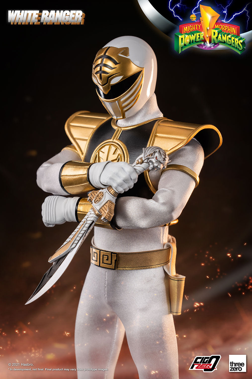 Mighty Morphin Power Rangers – White Ranger 1/6 Scale - Anime Kyarakutā | Premium Toy and Collectible Shop